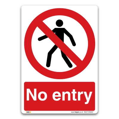 no entry
