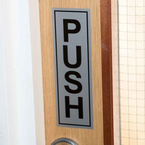 push sign