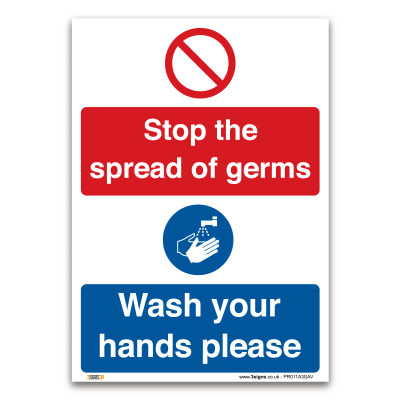 safety hygiene virus sign