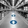 Arrow up floor sign