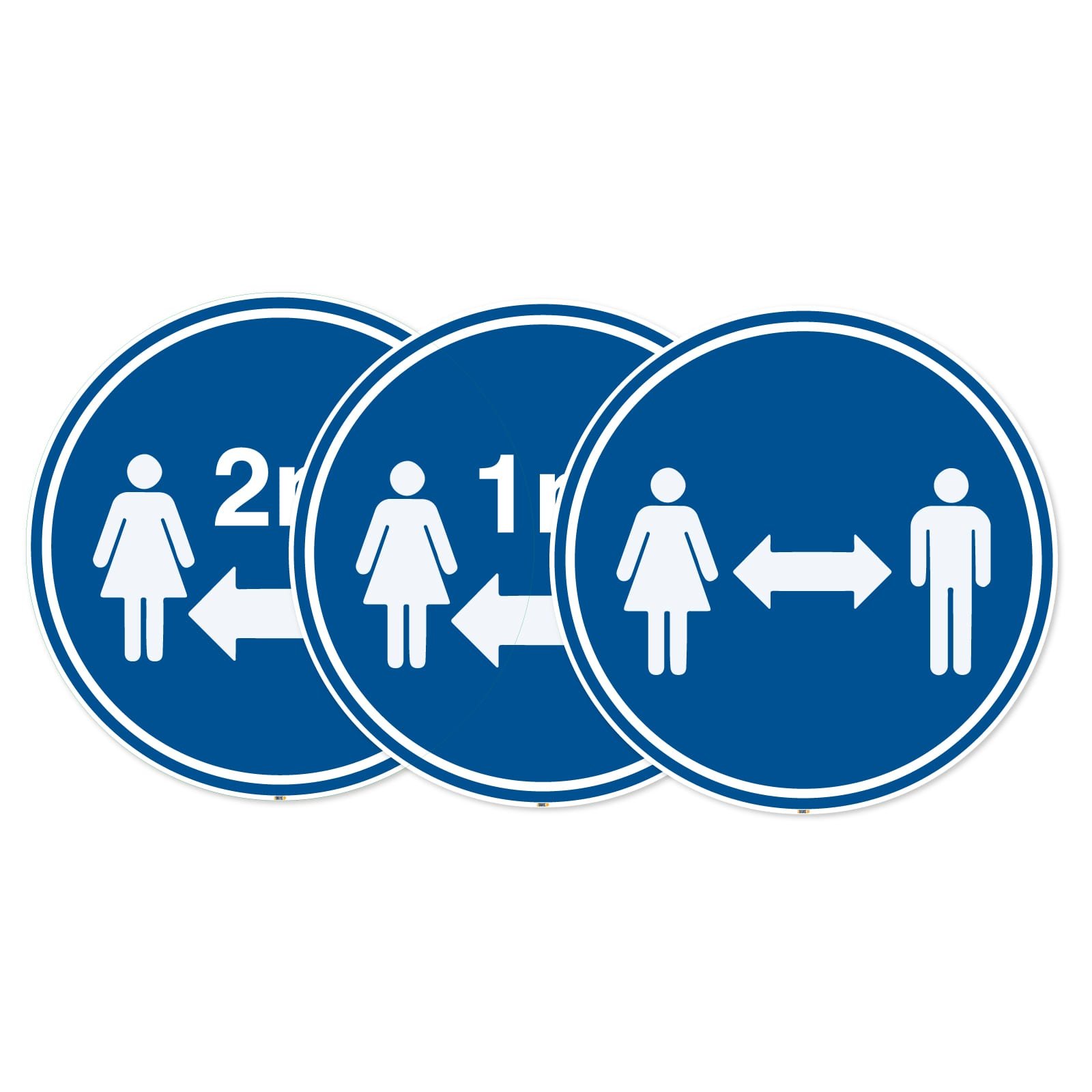 Social Distancing Measures Safety Signs 
