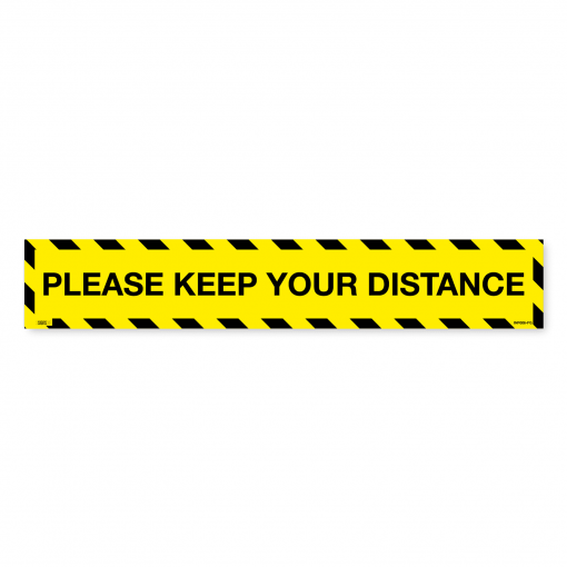floor signs please keep your distance