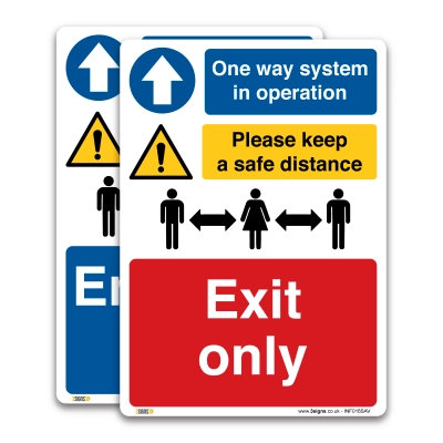 entrance only exit only