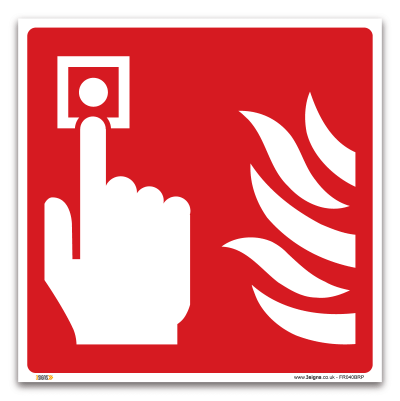 fire alarm symbol only sign
