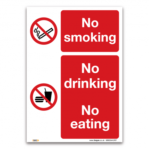 no smoking no drinking no eating
