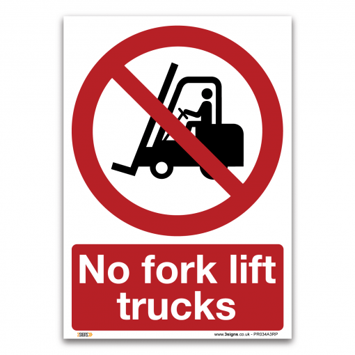 no fork lift trucks