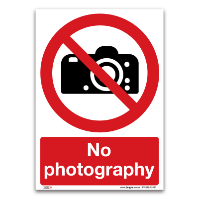 No photography